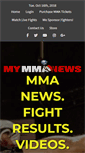 Mobile Screenshot of mymmanews.com